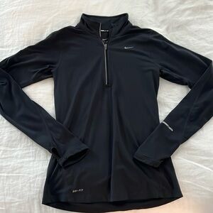 Nike Dri-Fit Quarter Zip - Black